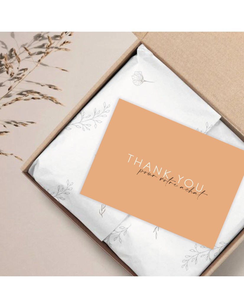 FLORENCE" THANK-YOU CARD 10.5X14.8CM