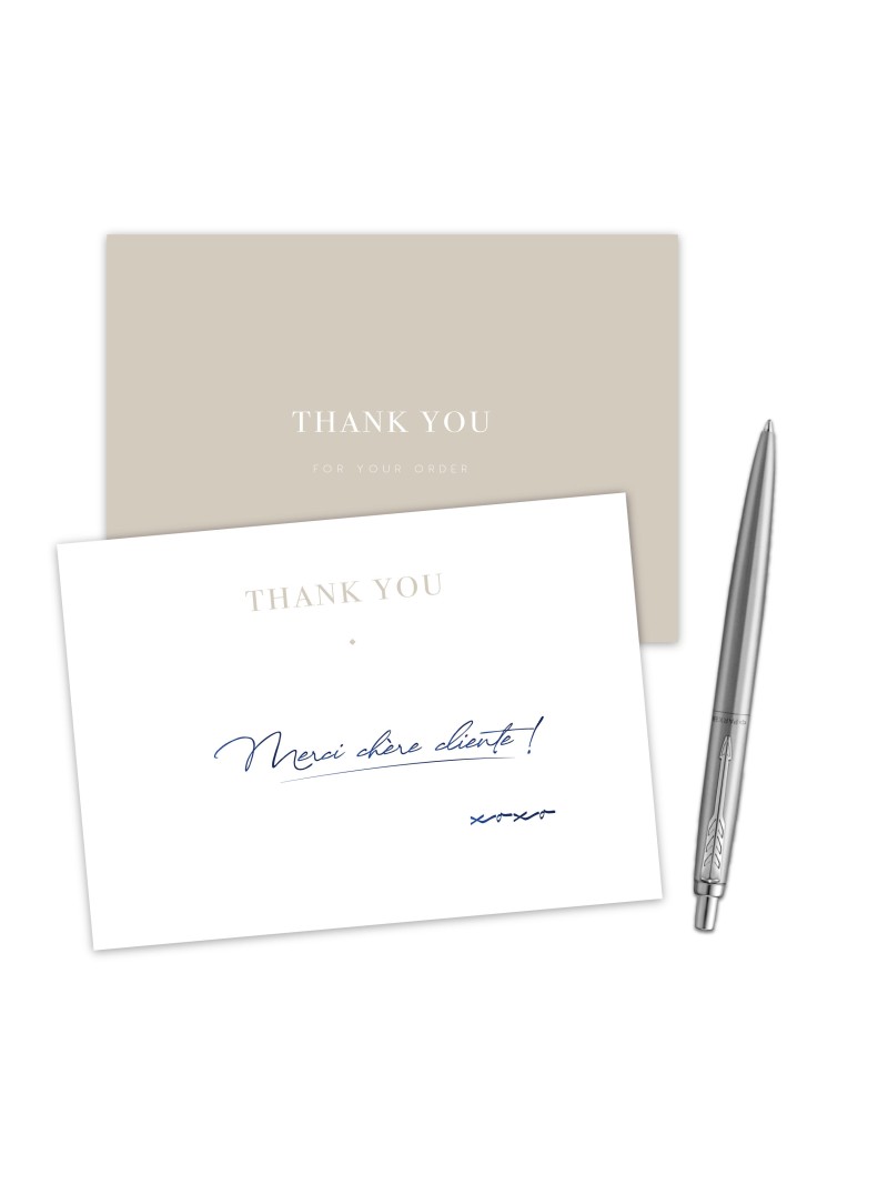 DUBAI" THANK-YOU CARD 10.5X14.8CM