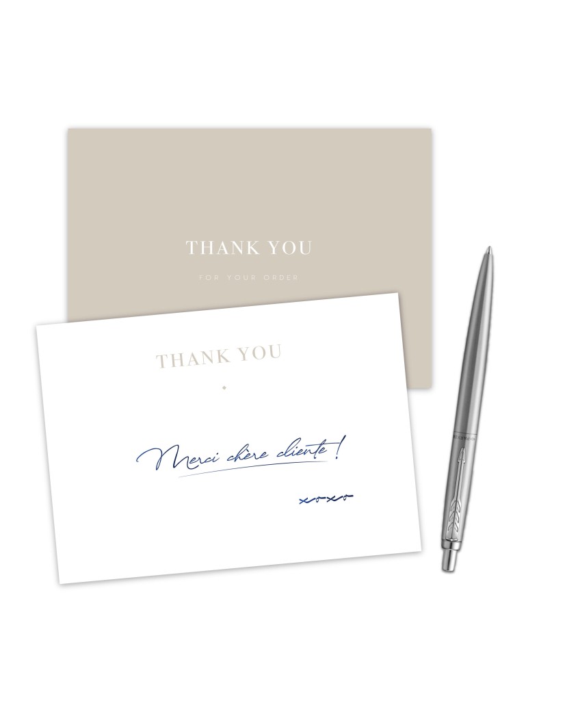 DUBAI" THANK-YOU CARD 10.5X14.8CM