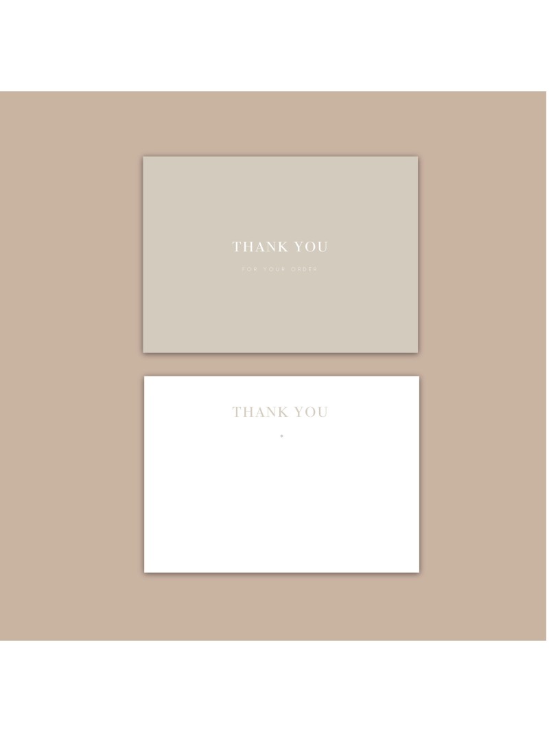 DUBAI" THANK-YOU CARD 10.5X14.8CM