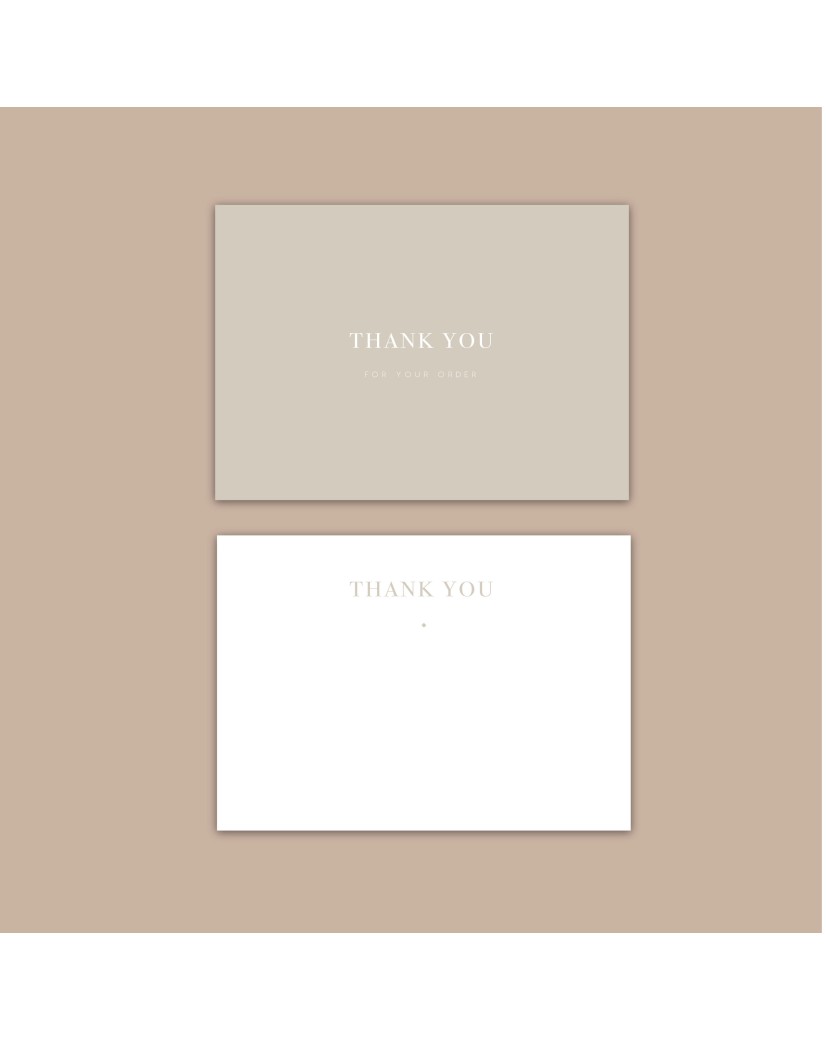 DUBAI" THANK-YOU CARD 10.5X14.8CM