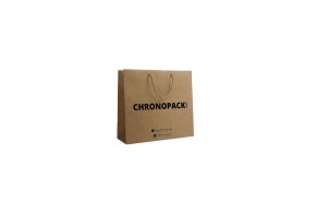 Luxury paper bags - Kraft XS - Drawstring handles