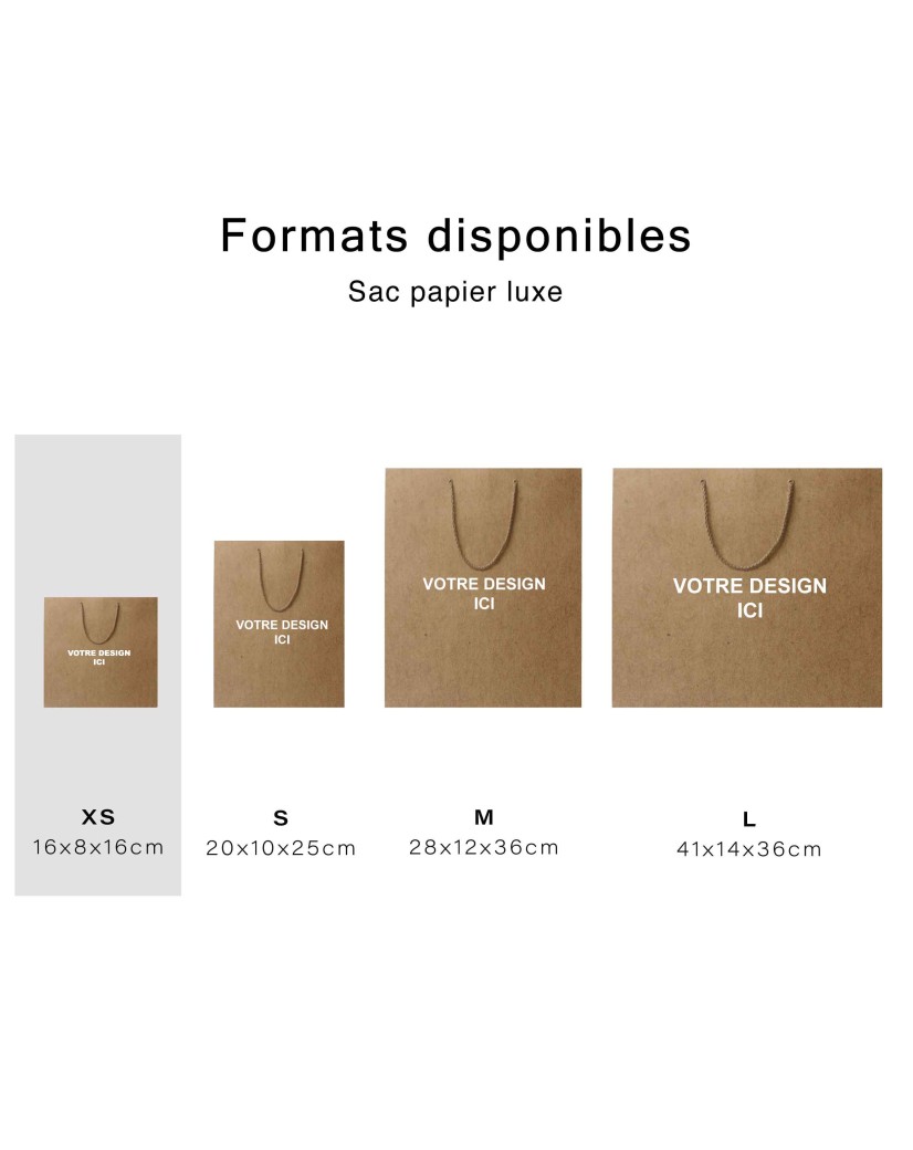 SAC PAPIER LUXE S