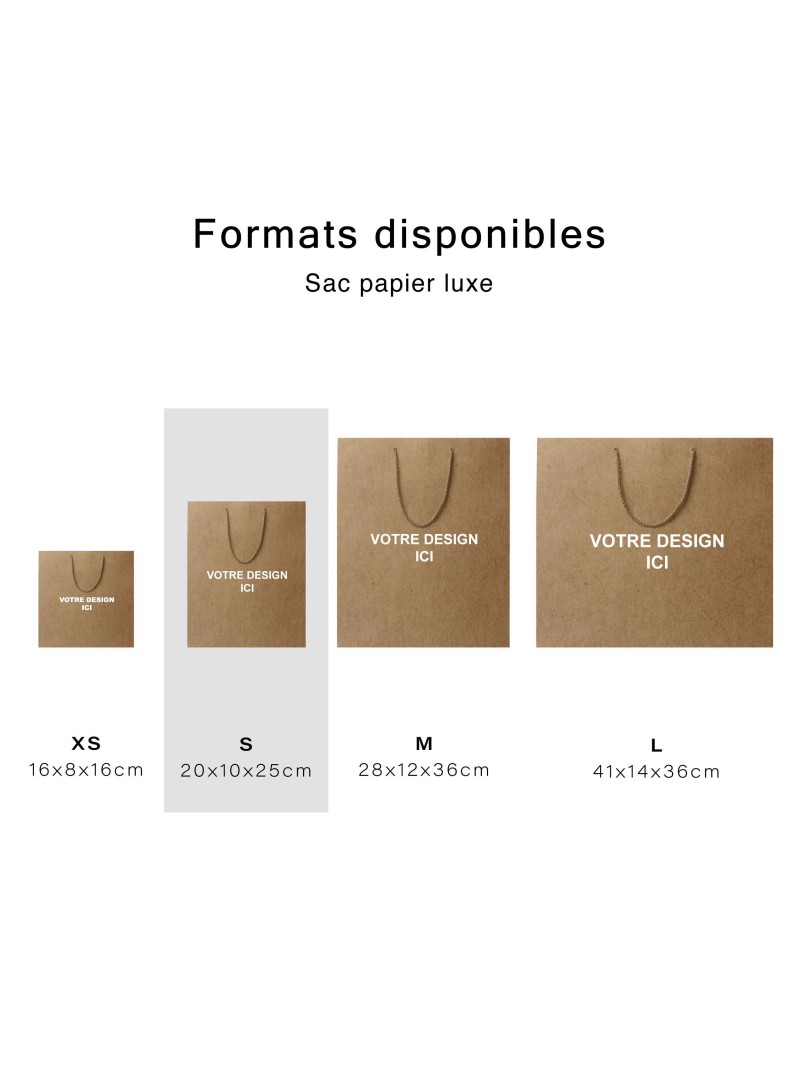 SAC PAPIER LUXE S