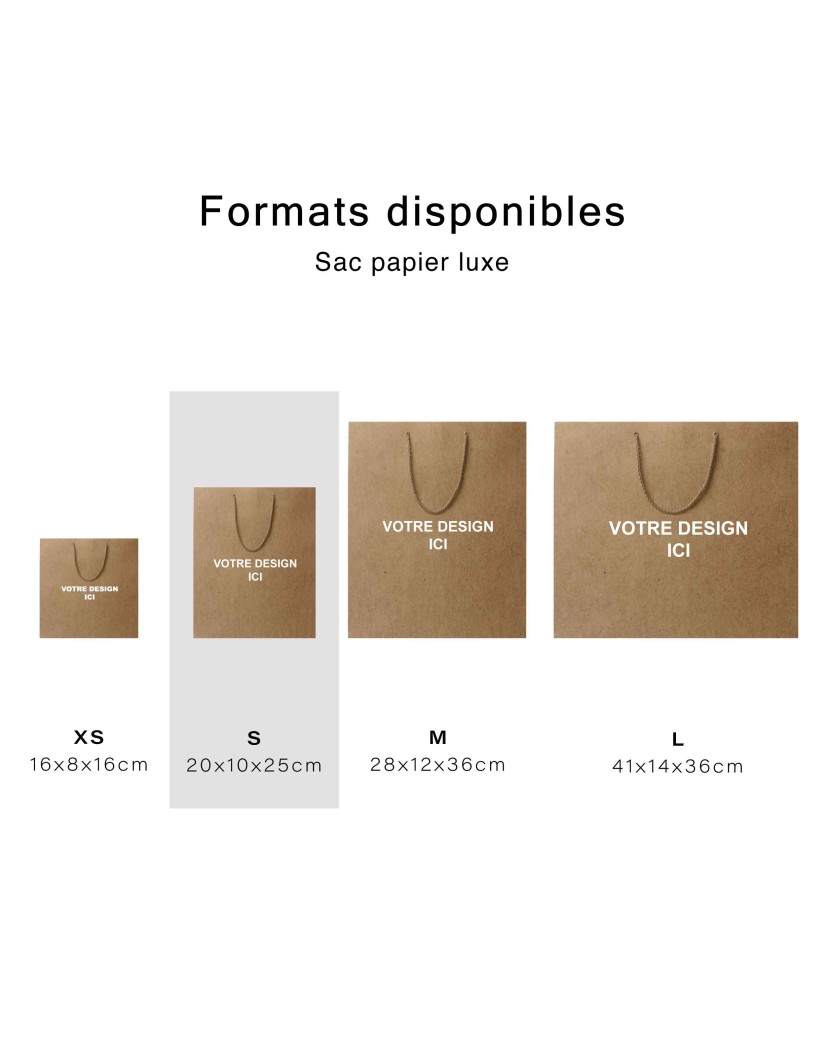 SAC PAPIER LUXE S