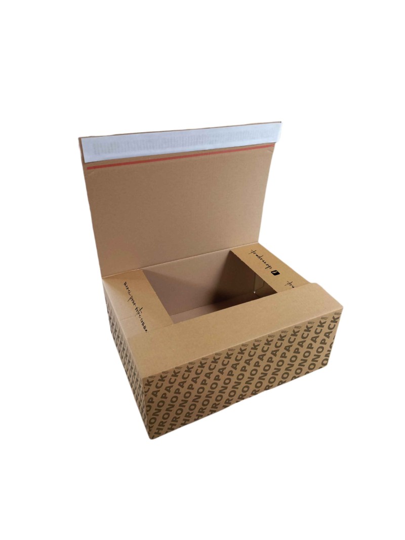 SHIPPING CRATE WITH ADHESIVE STRIP - M