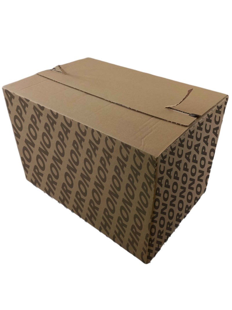 Shipping crate with adhesive closure - XL