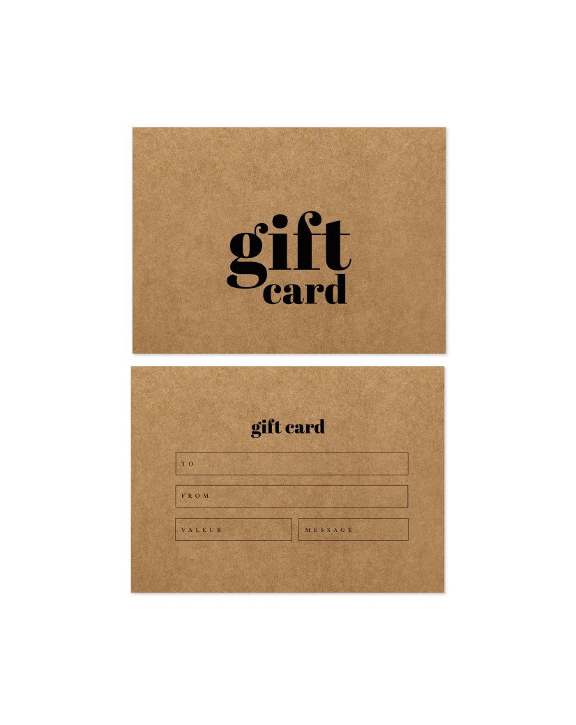 Carte cadeau "Gåva"