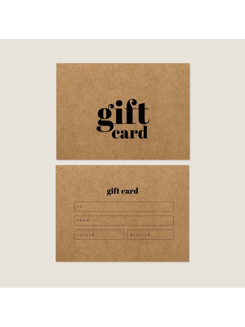 Carte cadeau "Gåva"