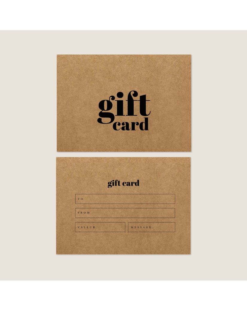 Carte cadeau "Gåva"