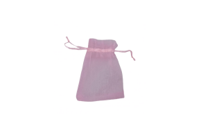 Bolsa de organza - Rosa XS