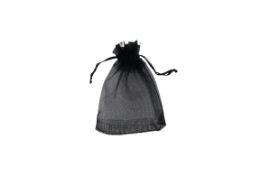 Bolsa de organza - Negro XS