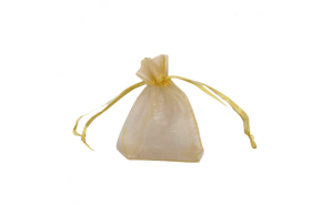 Organza-Tasche - Vergoldet XS