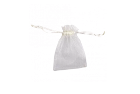 Bolsa de organza - Blanca XS