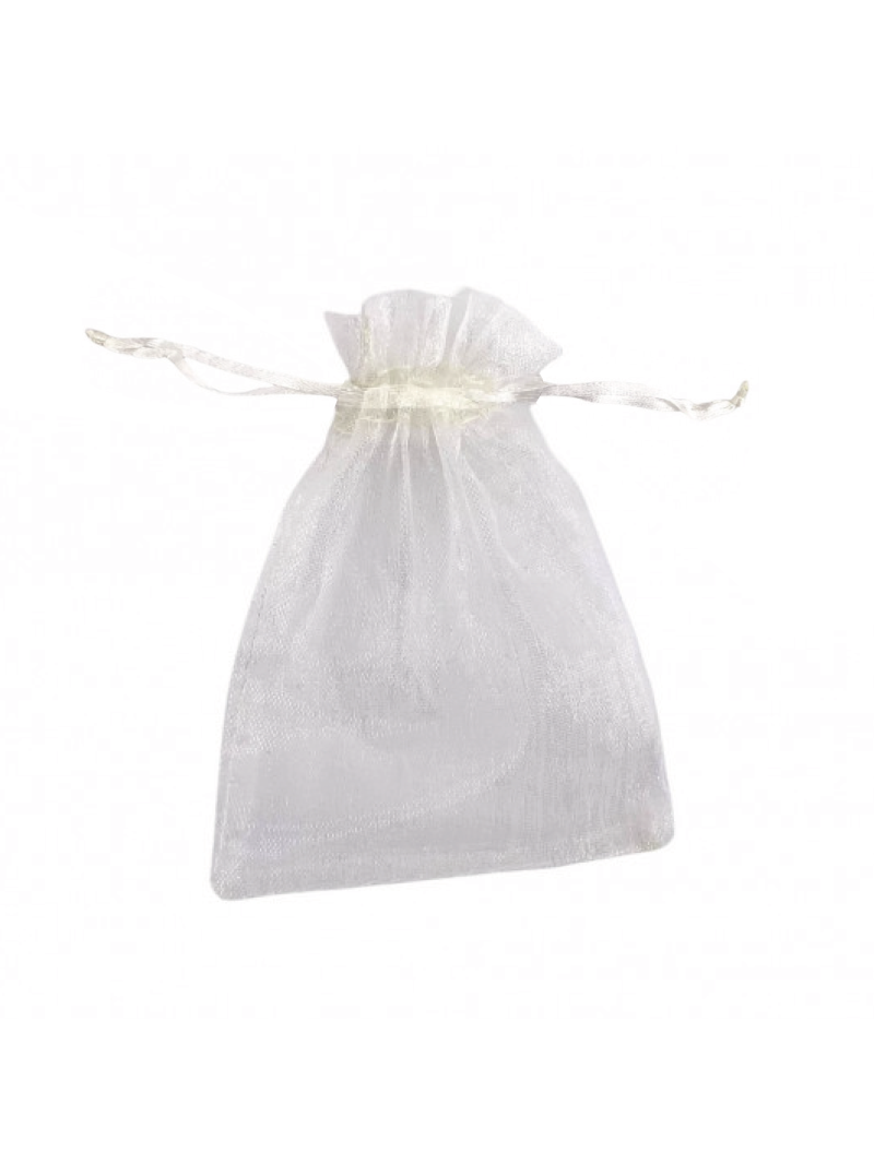 Organza-Tasche - Weiß S