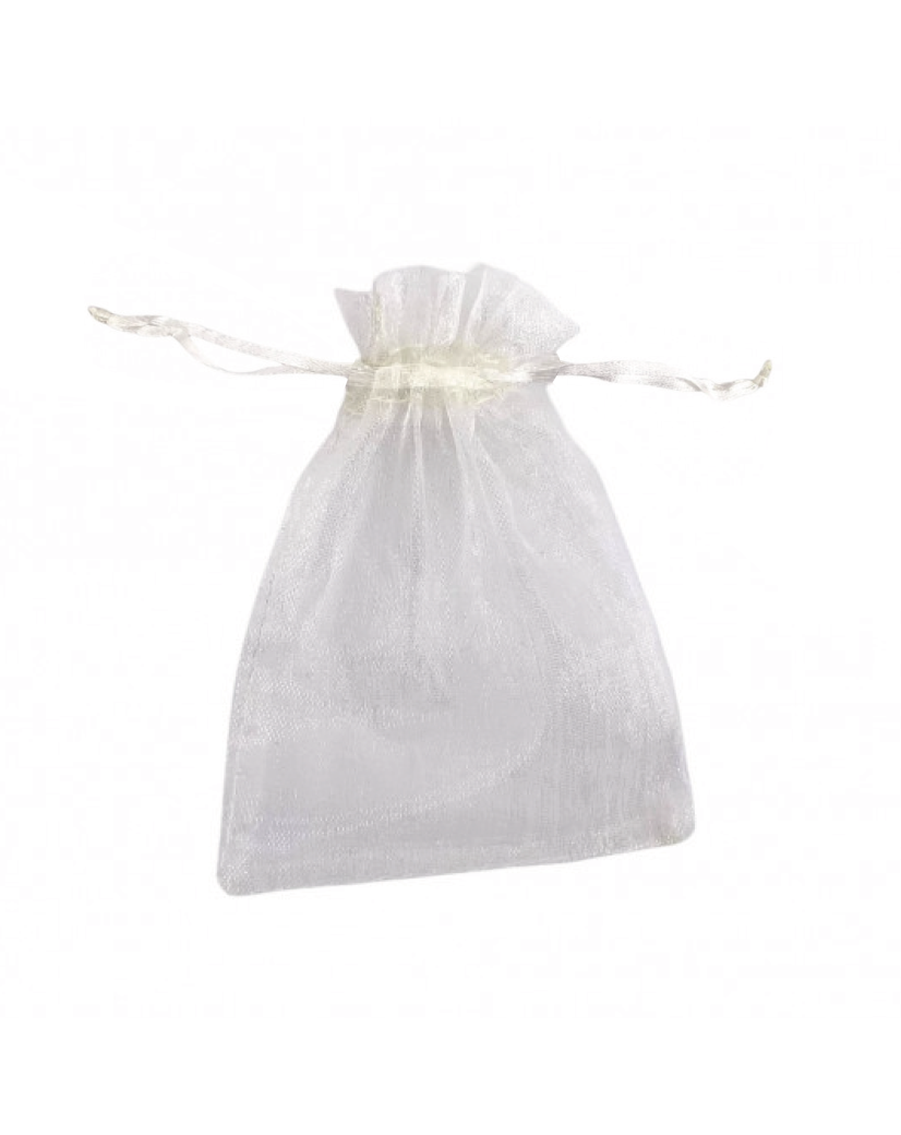 Organza-Tasche - Weiß S