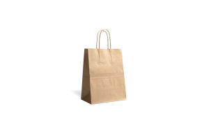 Tasche mit gedrehtem Griff - Kraft S ohne Aufdruck