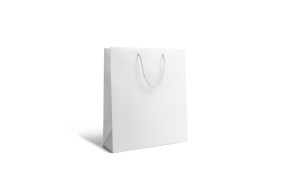 Sac papier Luxe - Blanc S sans impression