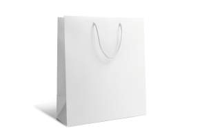 Sac papier Luxe - Blanc M sans impression