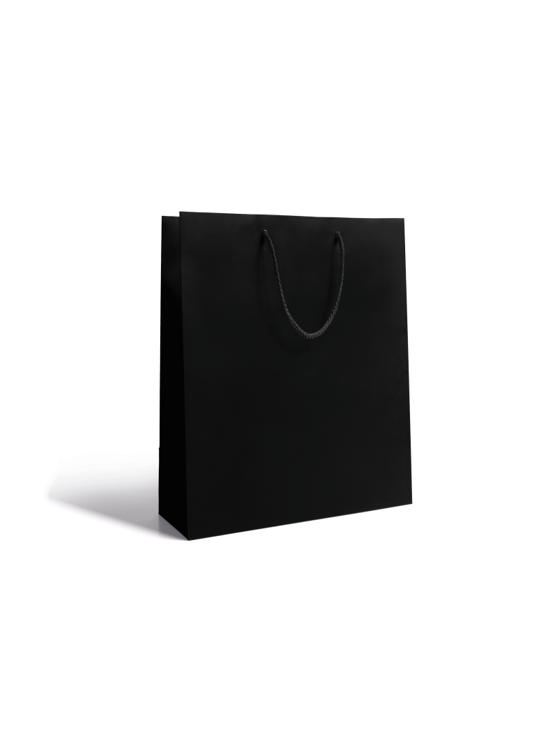 Luxury paper bag - Black S without print