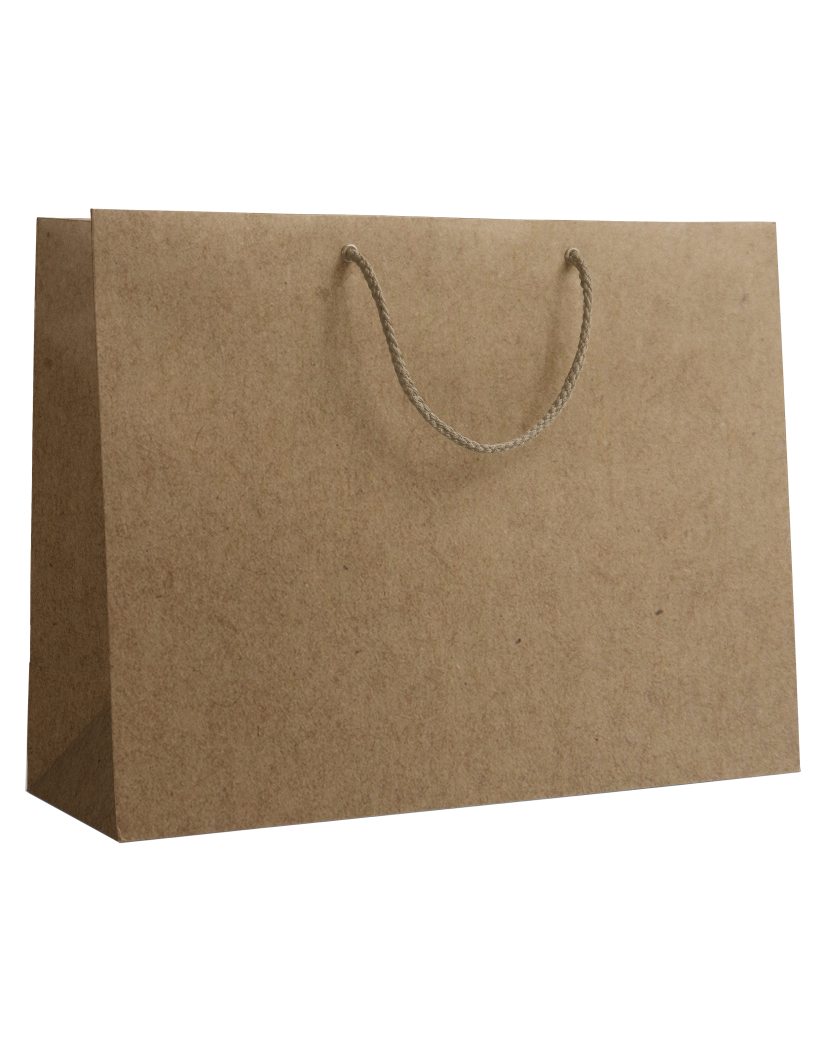 Sac papier Luxe - Kraft L sans impression