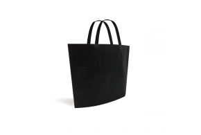 Non-woven bag boat style - Black M without print