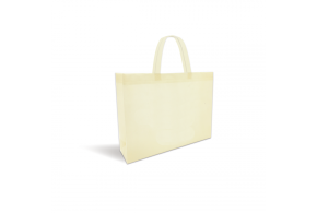 Tasche Vliesstoff - Beige ohne Aufdruck