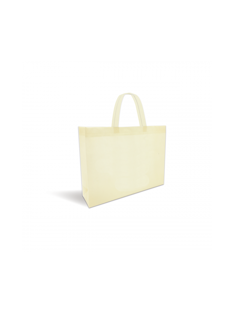 Tasche Vliesstoff - Beige ohne Aufdruck