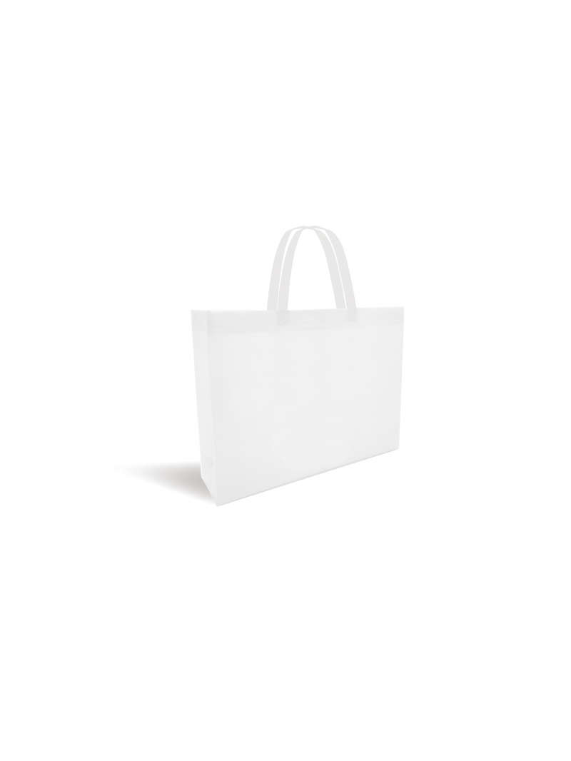 Non-woven fabric bag - White without print