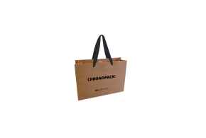 Luxury paper bags - Kraft S - Ribbon handles