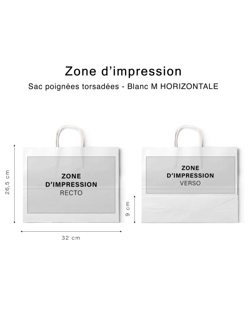 Bolso asa trenzada blanco - Blanco M HORIZONTAL