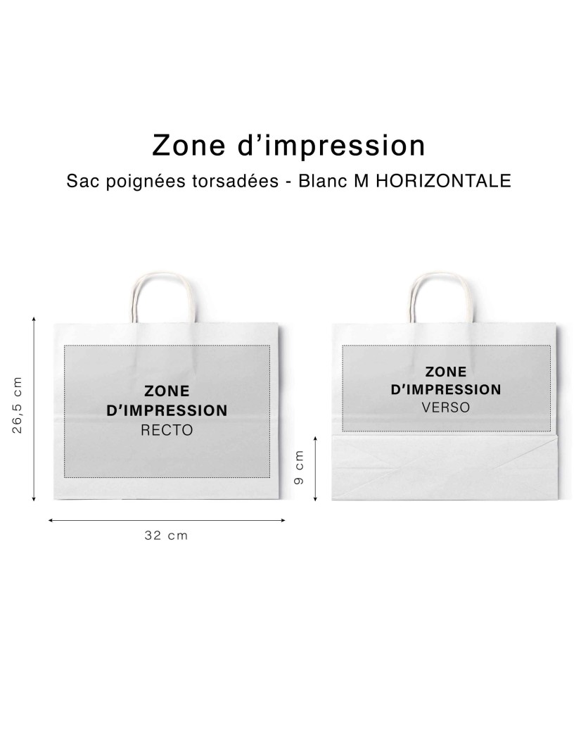 Bolso asa trenzada blanco - Blanco M HORIZONTAL