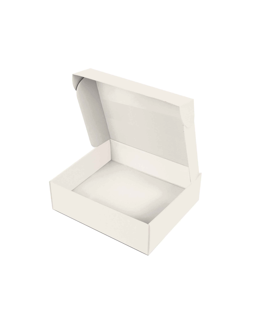 Box - Kraft white M TOP