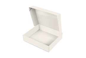 Box - white kraft L unprinted