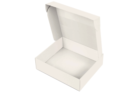 Box - Kraft white L RECTANGLE unprinted