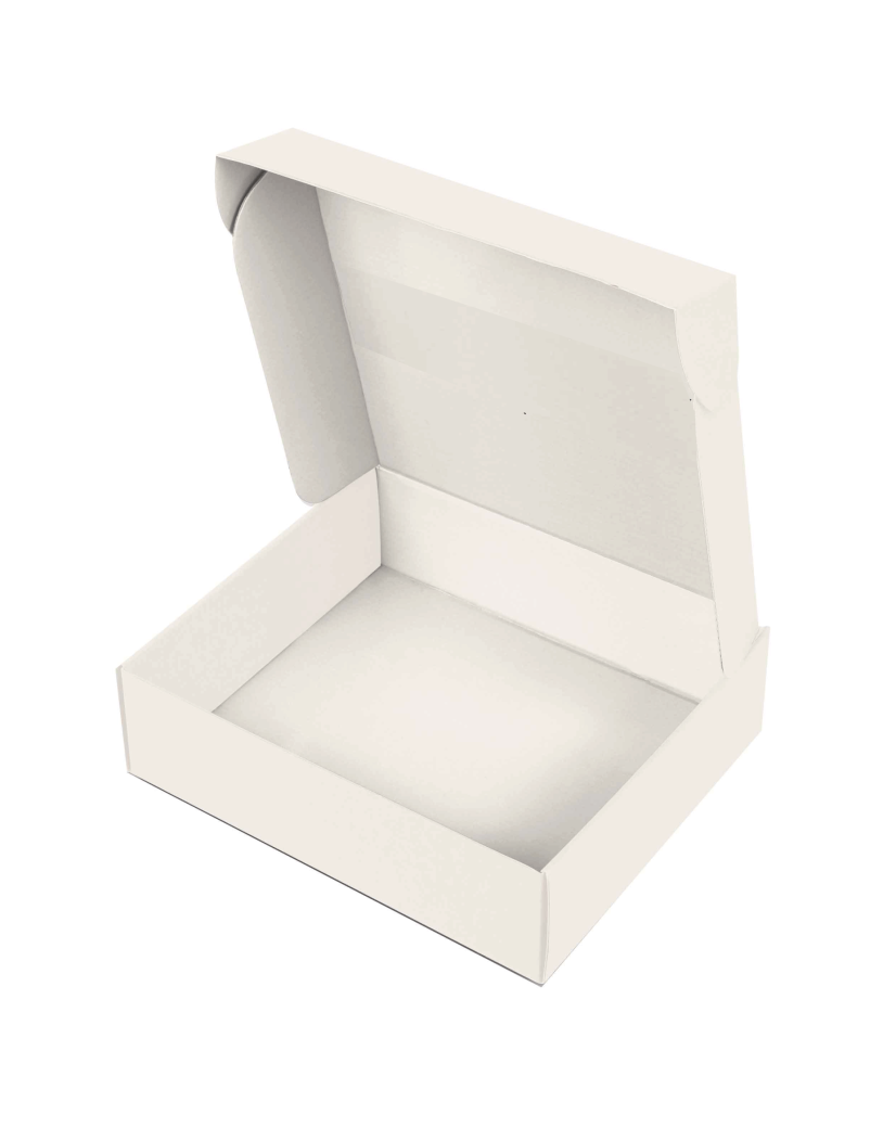 Box - kraft white L RECTANGLE