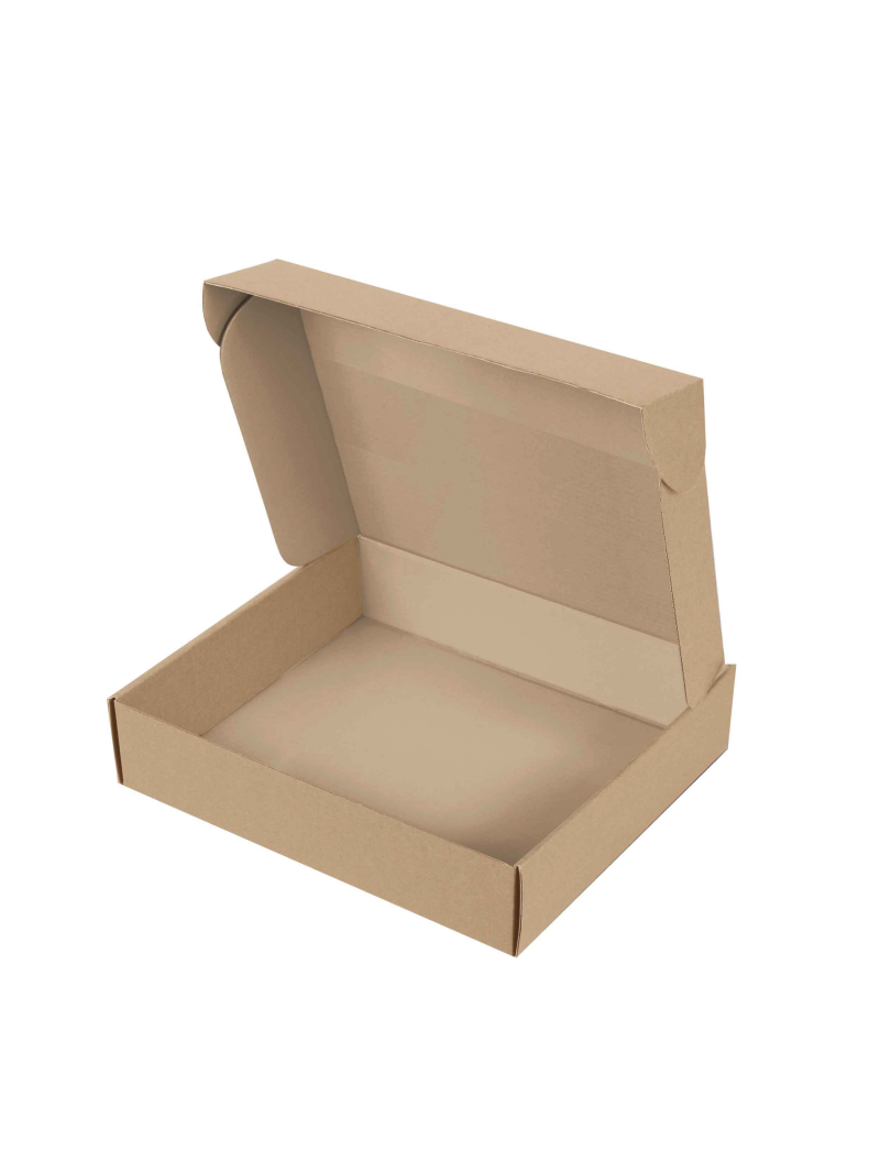 Caja - kraft blanco L RECTANGULO