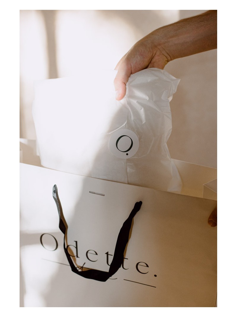 Luxury paper bag - White L