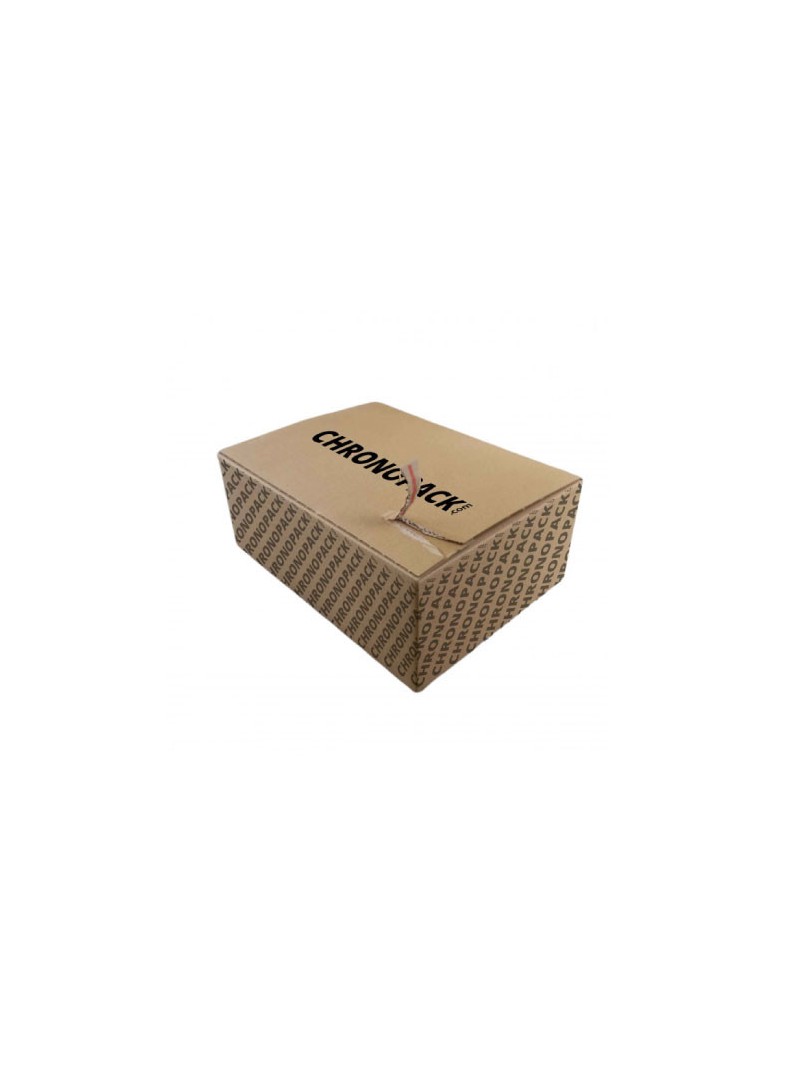 Shipping crate with adhesive closure - S