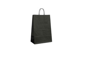 BOLSA DE PAPEL NEGRA M