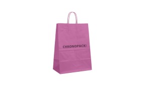 PINK PAPER BAG M