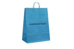 BLUE PAPER BAG L