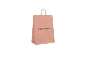 SAC PAPIER ABRICOT M