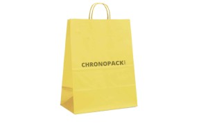 YELLOW PAPER BAG L