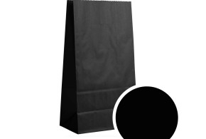 Bolsa de papel - Negro M